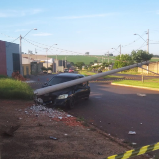 Av. Pref. Newton Reis - Jardinópolis esta bloqueada